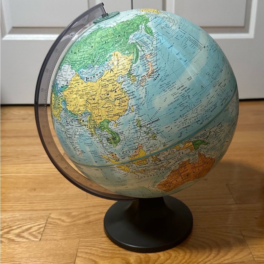 Classic Blue and Green Globe